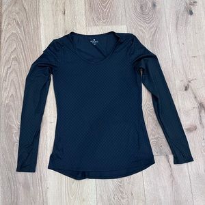 ATHLETA Black long sleeve top size XS